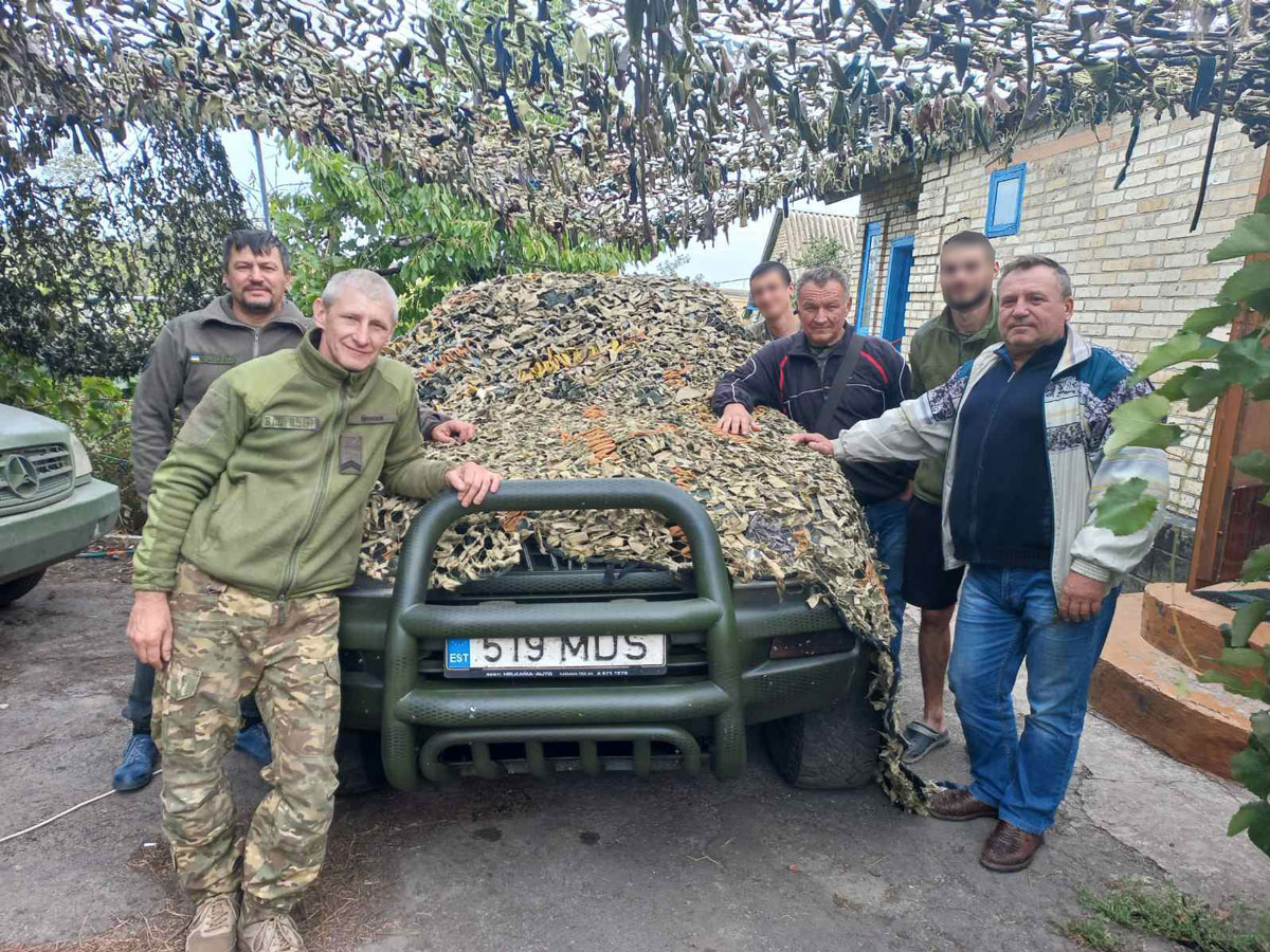 Автомобіль для 79 ОДШБр (взвод ЗРК) доставлений на фронт. Щерінін Григорій Карпенко Микола волонтери ГО "Мій дім Україна"