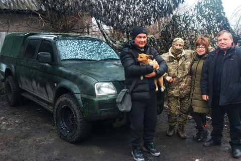 Допомога прибула на фронт